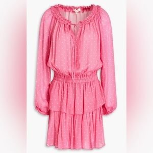 LoveShackFancy Popover Dress in Pink NWOT